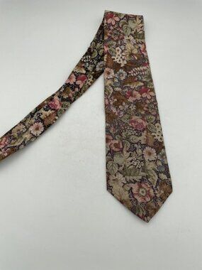 Vintage Floral 100% Cotton Tie